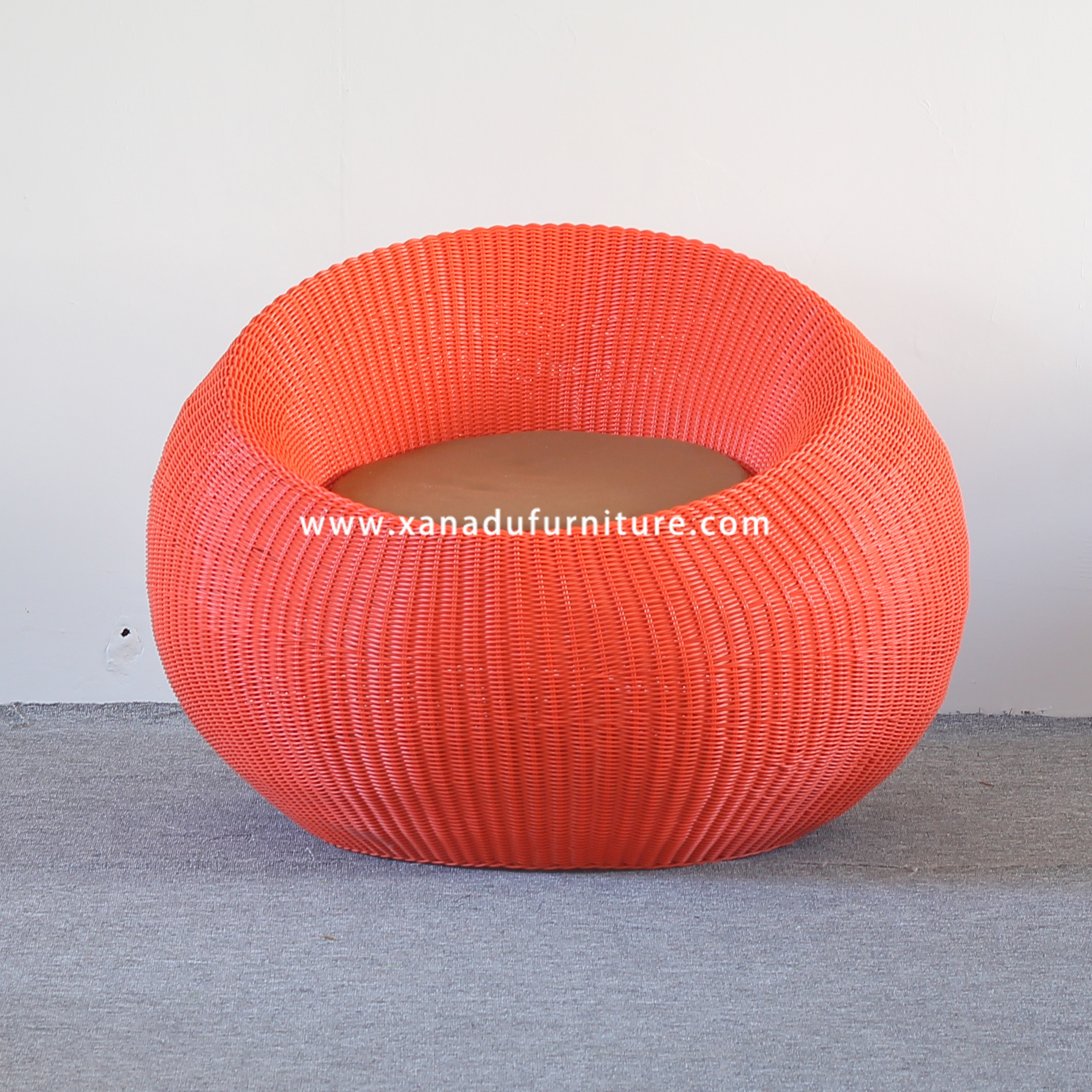 XND-AC21 Foshan Xanadu Outdoor Armchair In Aluminum PE Rattan Handmake Finished
