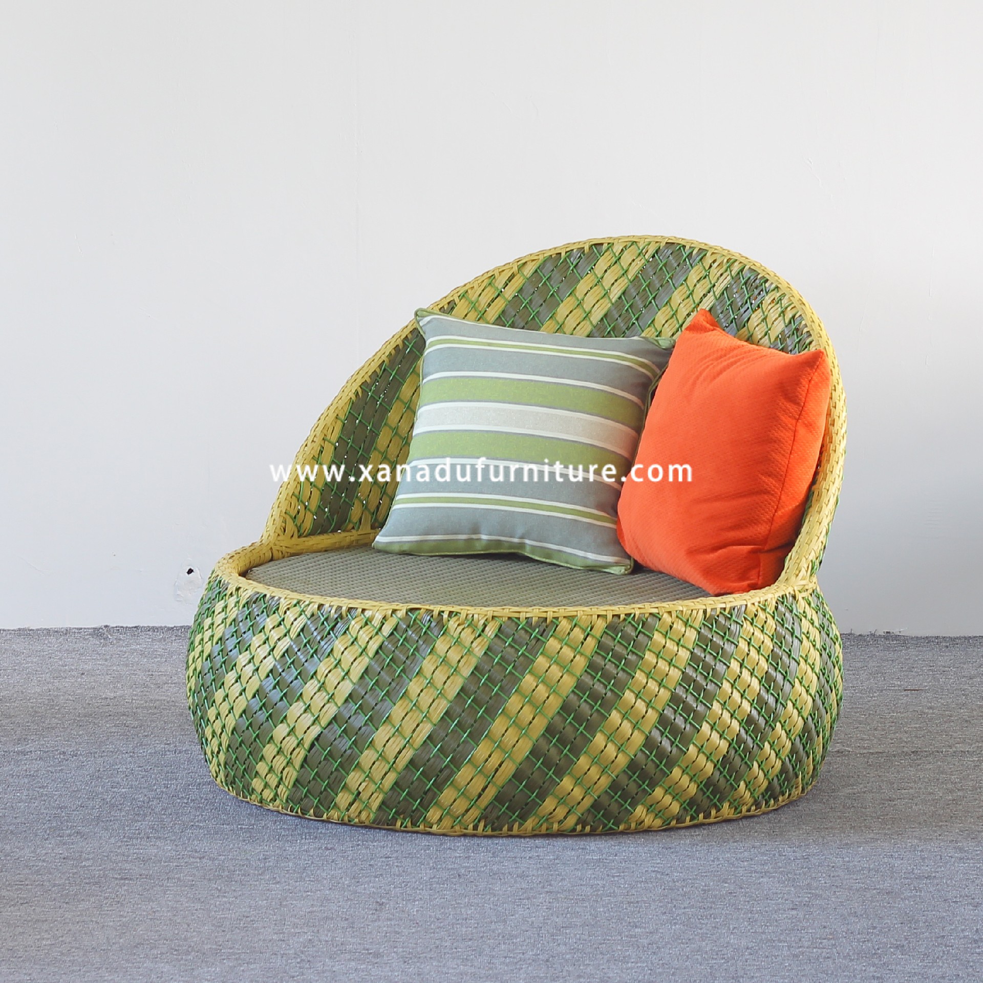 XND-AC23 Foshan Xanadu Outdoor Armchair In Aluminum PE Rattan Handmake Finished