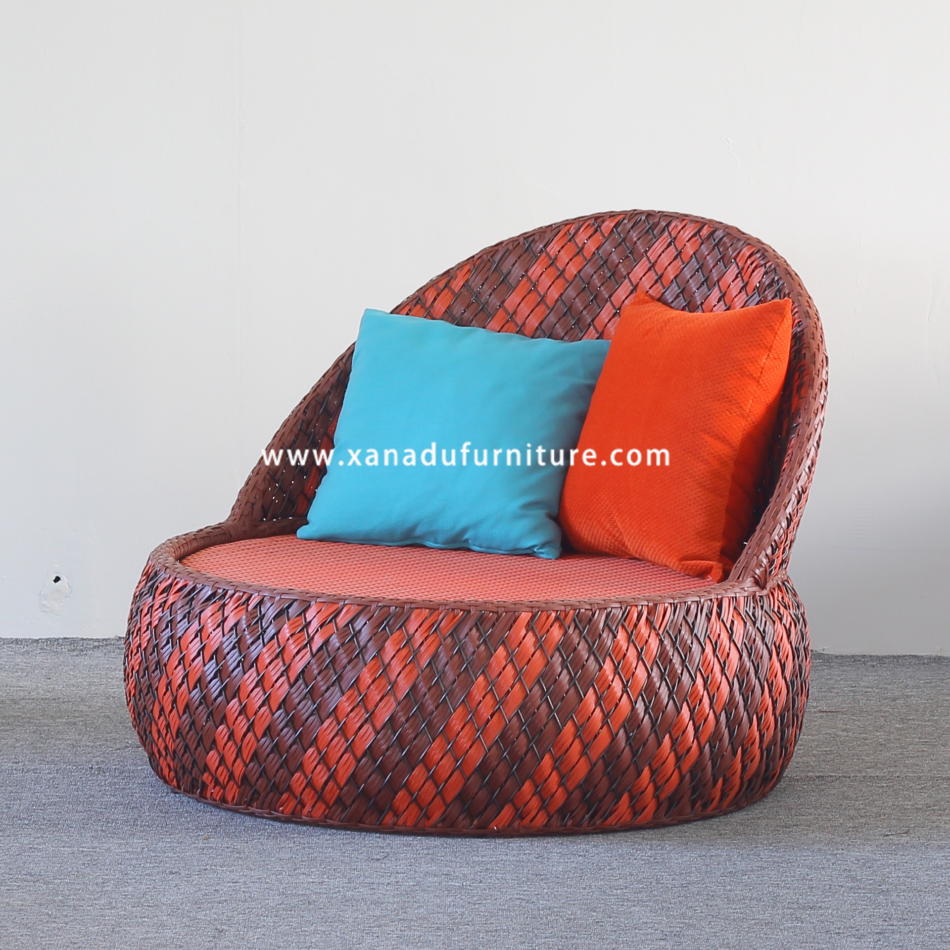 XND-AC12 Foshan Xanadu Outdoor Armchair In Aluminum Rattan Handmake Finished