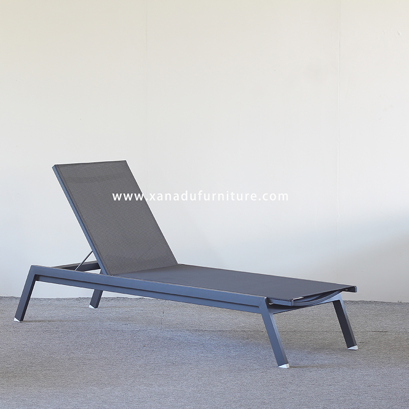 XND-013 Outdoor Aluminum Sling Sun Lounge