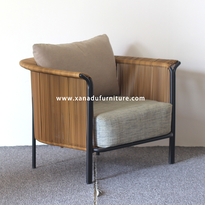 XND-AC20 Foshan Xanadu Outdoor Armchair In Aluminum Braid Handmake Finished