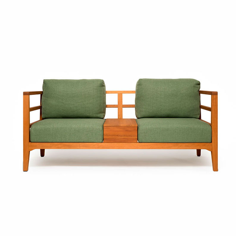 XND-AR030 2 Seater Sofa Aluminum With Outdoor Cushion