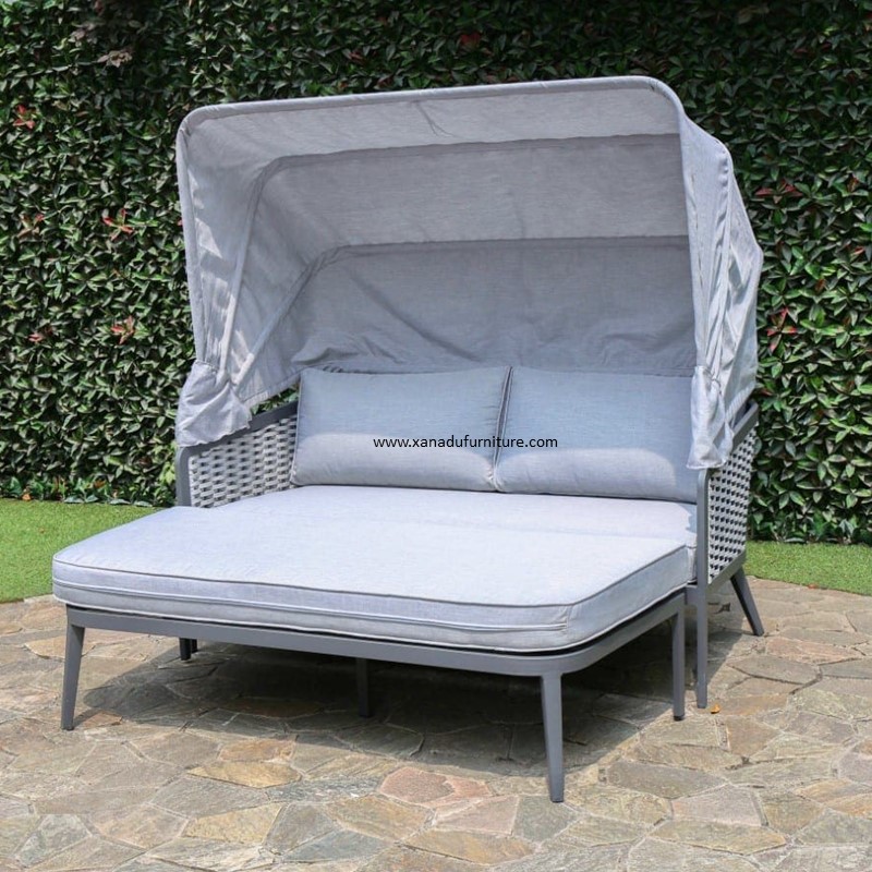 XND-009 Outdoor Aluminum Rope Daybed (Sunbed)