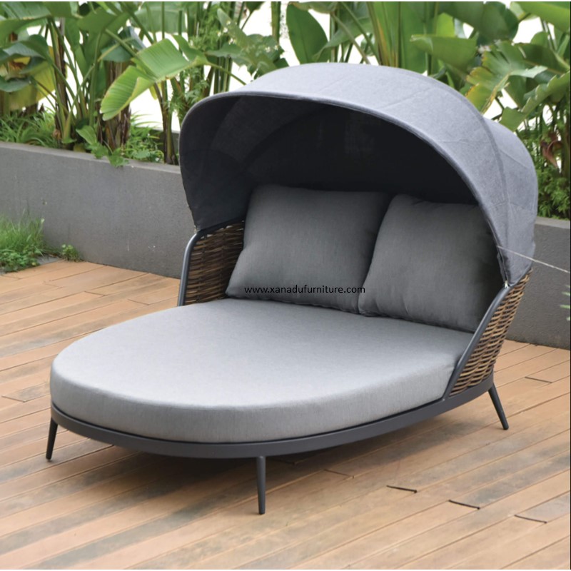 XND-008 Outdoor Aluminum Rope Daybed (Sunbed)