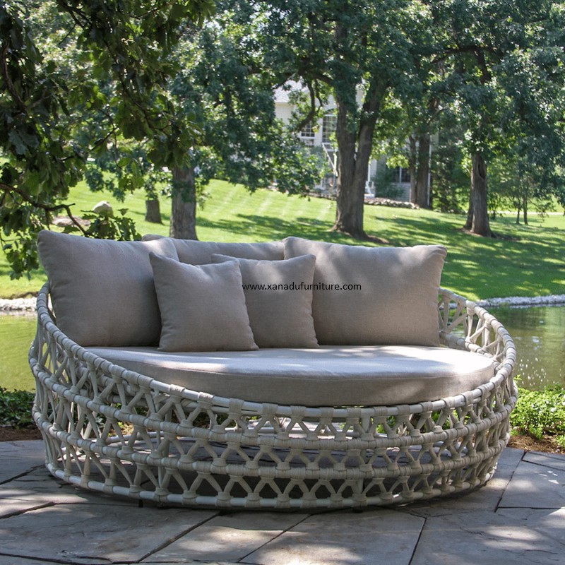 XND-003 Outdoor Aluminum Rope Daybed (Sunbed)